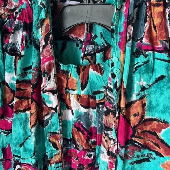 Forenza set of short blue tropical size M - Picture 5 of 8